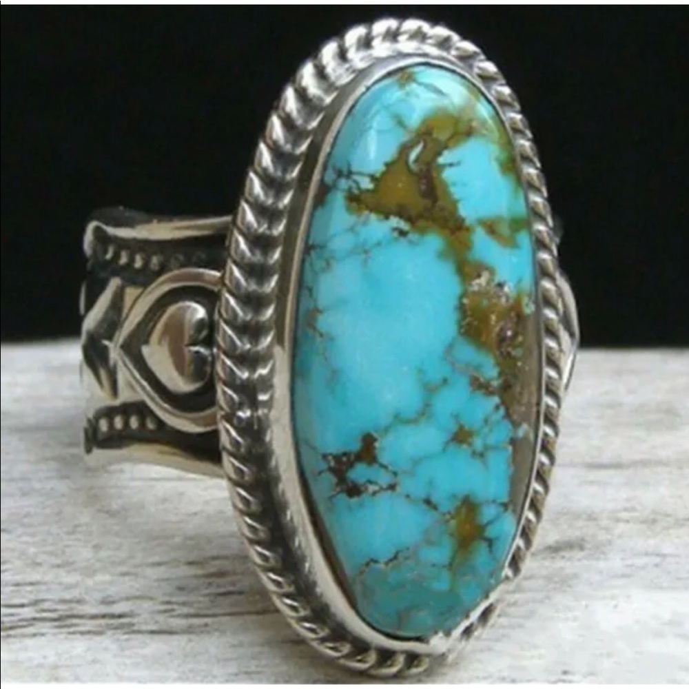 Oval Turquoise Ring